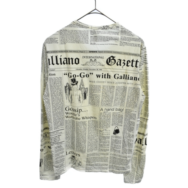 John Galliano(ジョンガリアーノ)のJohn Galliano ジョン ガリアーノ 長袖Tシャツ メンズのトップス(Tシャツ/カットソー(七分/長袖))の商品写真