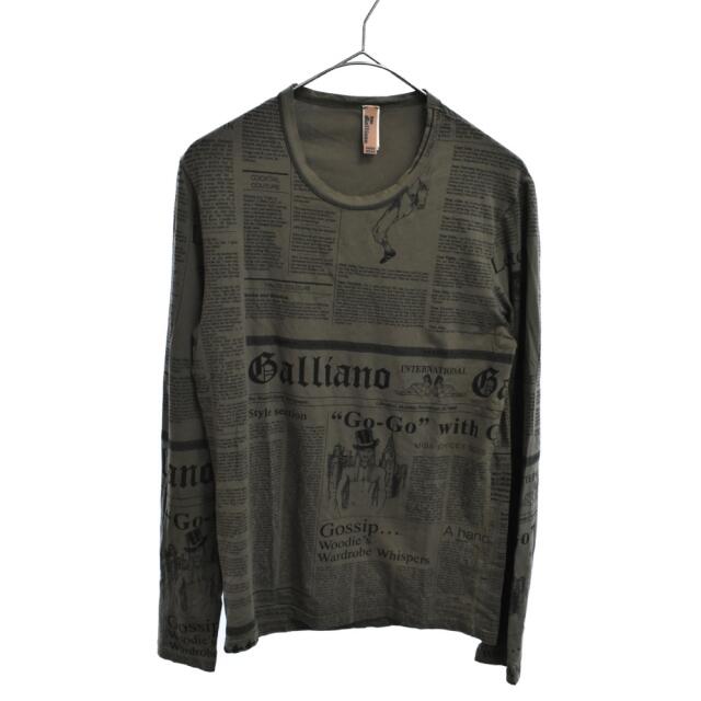 John Galliano - John Galliano ジョン ガリアーノ 長袖Tシャツ John Galliano - John Galliano ジョン ガリアーノ 長袖Tシャツ