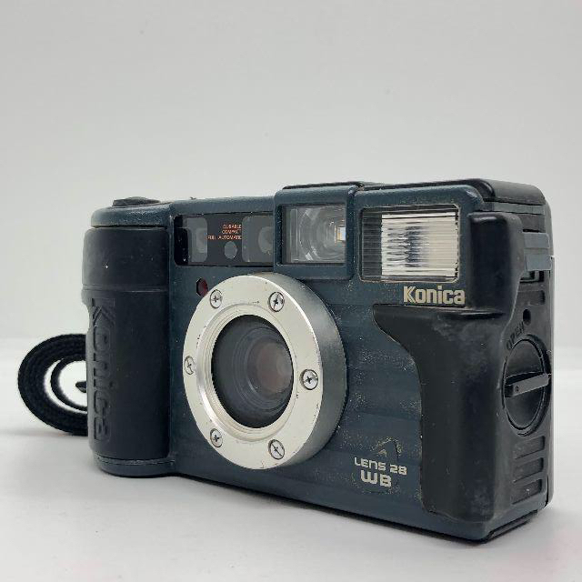 フィルムカメラ【完動品】Konica 現場監督 28 WB コンパクトカメラ