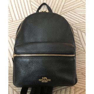 コーチ(COACH)のcoach リュック　レザー(リュック/バックパック)