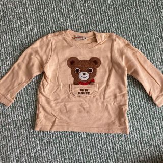 ミキハウス(mikihouse)のミキハウス　90 トレーナー   ベージュ(Tシャツ/カットソー)