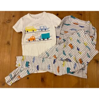 ベビーギャップ(babyGAP)のbaby gap パジャマ 半袖 長袖 車柄 サイズ110(パジャマ)