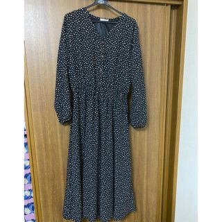 ハニーズ(HONEYS)のなな♡さま専用！！ハニーズ購入　ワンピース　ドット(ひざ丈ワンピース)