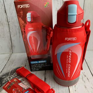 FORTEC（フォルテック）ステンレス製ダイレクトボトル0.6ℓ（レッド）(水筒)