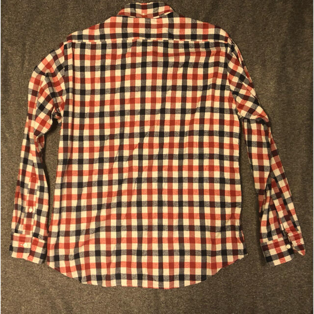 SHIPS(シップス)の【美品】シップス赤×白×黒チェックネルシャツ XL メンズのトップス(シャツ)の商品写真