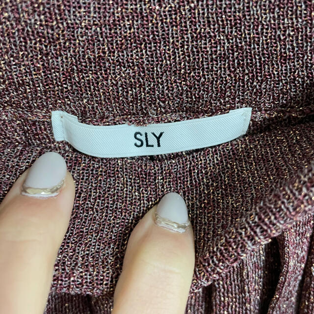 SLY(スライ)のsly ラメプリーツスカート レディースのスカート(ロングスカート)の商品写真