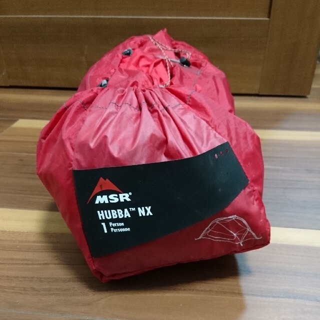 MSR ハバNX 旧モデル 1人用テント フットプリント付き 美品 使用2回-