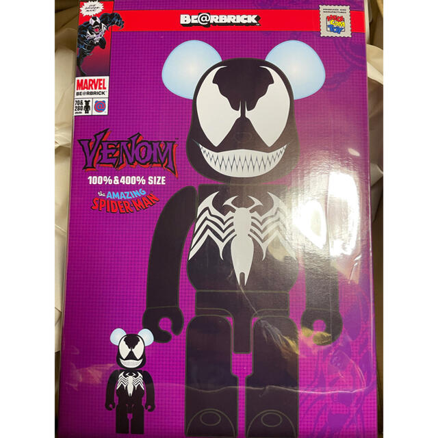 MEDICOM TOY(メディコムトイ)の10体セット　BE@RBRICK VENOM 100% & 400% エンタメ/ホビーのフィギュア(その他)の商品写真