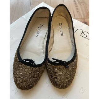 レペット(repetto)のレペット  reppetto  ラメゴールド(バレエシューズ)