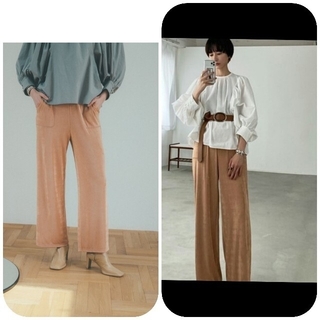 クラネ(CLANE)の未使用訳あり CLANE BRIGHT JERSEY PANTS オレンジ 1(カジュアルパンツ)