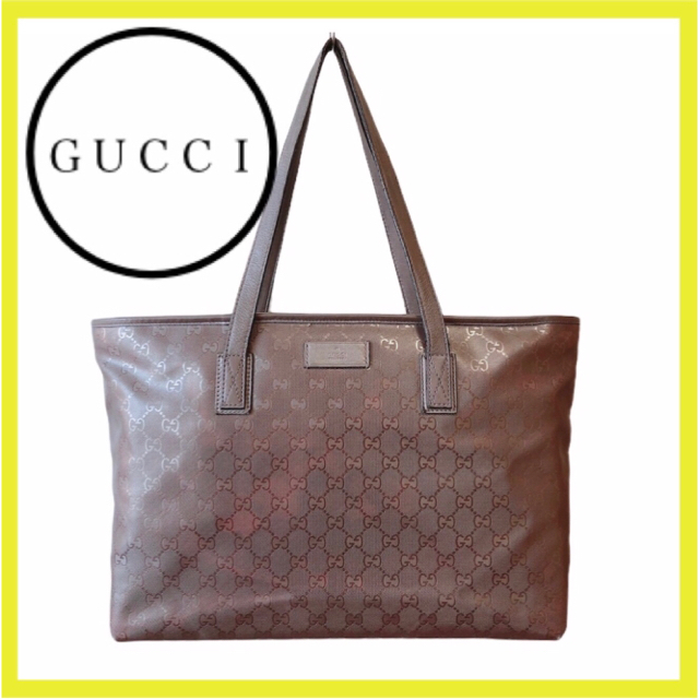 Gucci(グッチ)のグッチ　バッグ 　トート　ショルダーバッグ　ハンドバッグ　インプリメ　GG柄 レディースのバッグ(トートバッグ)の商品写真
