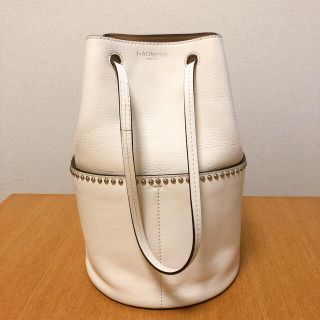 ジェイアンドエムデヴィッドソン(J&M DAVIDSON)のmacorie様専用・ミニデイジー白・スタッズ・ハンドバッグ・美品(ハンドバッグ)