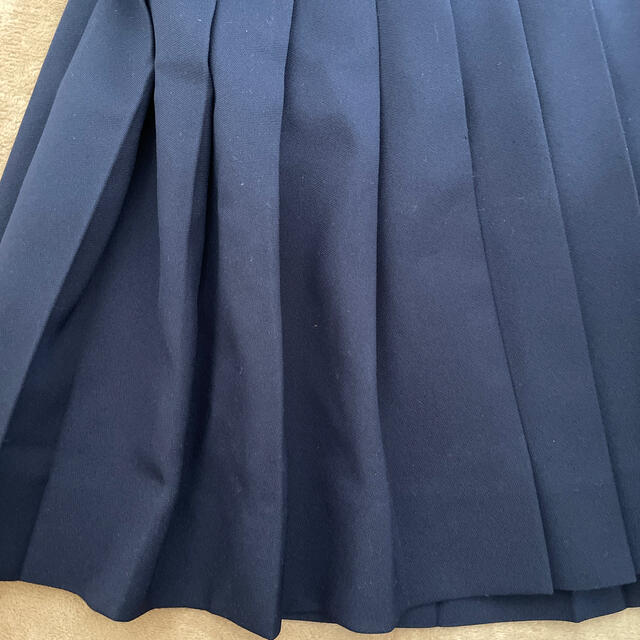 紺プリーツスカート 制服 レディースのスカート(その他)の商品写真