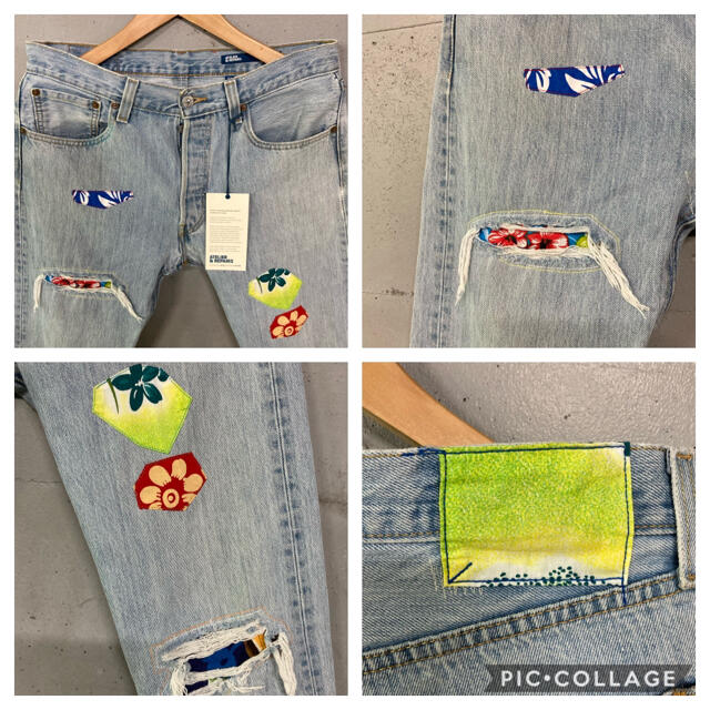 未使用!タグ付き!ATELIER&REPAIRS リメイクデニム!アメリカ 未使用!タグ付き!ATELIER&REPAIRS リメイクデニム!アメリカ