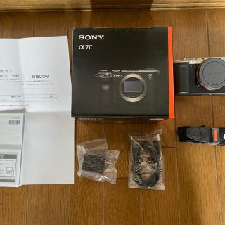 ソニー(SONY)の超美品　SONYα7C ボディ ILCE-7Cシルバー(ミラーレス一眼)