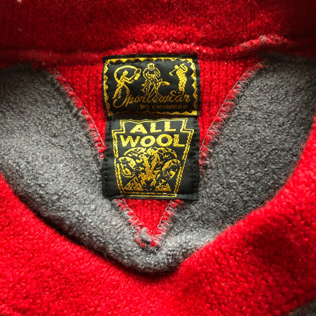 WAREHOUSE(ウエアハウス)のクッシュマン　ALL WOOL 両Vセーター メンズのトップス(ニット/セーター)の商品写真