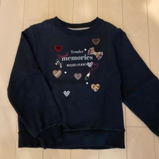 メゾピアノジュニア(mezzo piano junior)の【ご専用】メゾピアノ Jr140【極美品】♡ハート♡(Tシャツ/カットソー)