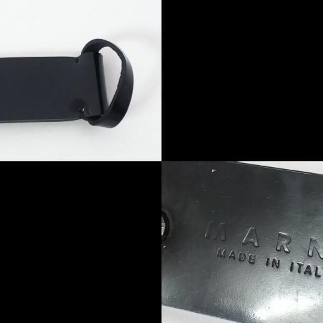Marni(マルニ)のマルニ ベルト S - 黒 エナメル（レザー） レディースのファッション小物(ベルト)の商品写真