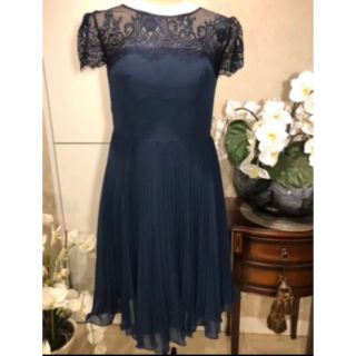 テッドベイカー(TED BAKER)のJJ  Houseの半袖　膝丈　レース　夏ワンピース(ひざ丈ワンピース)