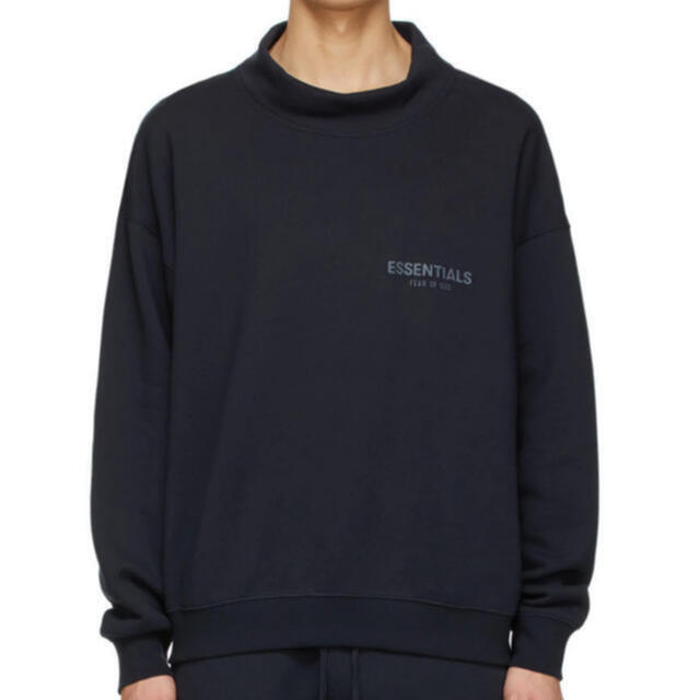 Essential(エッセンシャル)のEssentials Mockneck Navy Lサイズ 新品未開封 メンズのトップス(スウェット)の商品写真