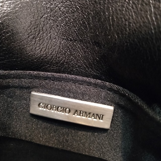 Giorgio Armani(ジョルジオアルマーニ)の【GIORGIO ARMANI】革　ショルダーバッグ メンズのバッグ(ショルダーバッグ)の商品写真
