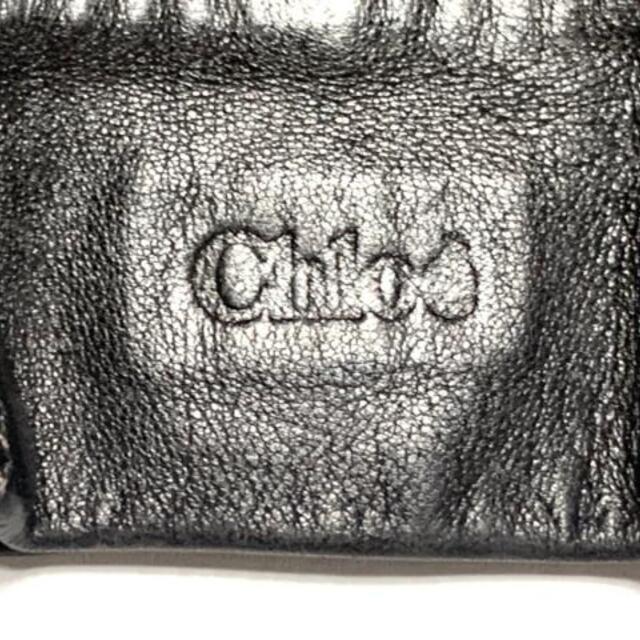 Chloe(クロエ)のChloe(クロエ) 手袋 レディース - 黒 レディースのファッション小物(手袋)の商品写真