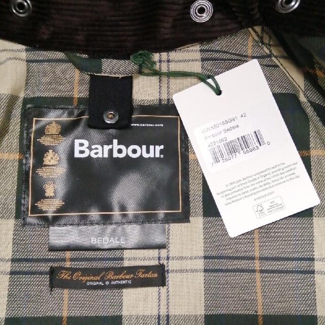 Barbour(バーブァー)の新品 BARBOUR CLASSIC BEDALE 42 バブアー ビデイル メンズのジャケット/アウター(ブルゾン)の商品写真