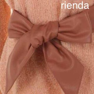 リエンダ(rienda)のrienda レザーリボンベルト(ベルト)