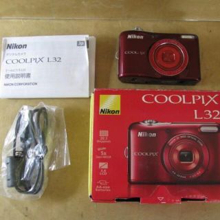 ニコン(Nikon)のNikon デジカメ COOLPIX L32 送料込み R46(コンパクトデジタルカメラ)