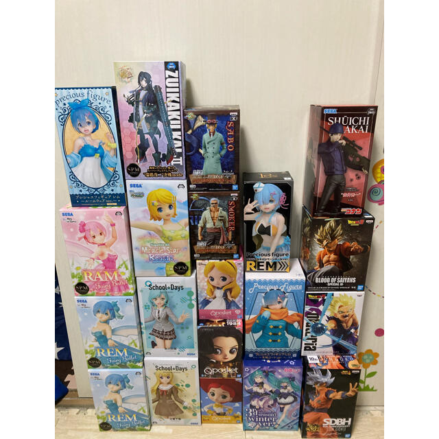 ドラゴンボール　ワンピース　初音ミク　レム等　フィギュア　まとめ売り　20個‼️