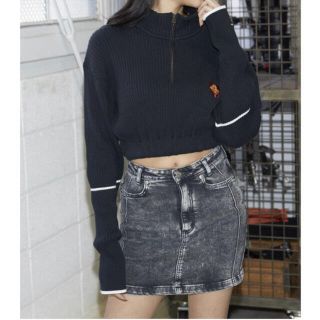 juemi JEM UNV TYO Short Knit BLACK(ニット/セーター)