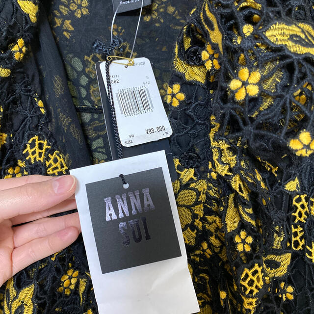 ANNA SUI(アナスイ)の【半額以下】タグ付き　新品　ANNA SUI 花柄　ドレスワンピース レディースのワンピース(ロングワンピース/マキシワンピース)の商品写真