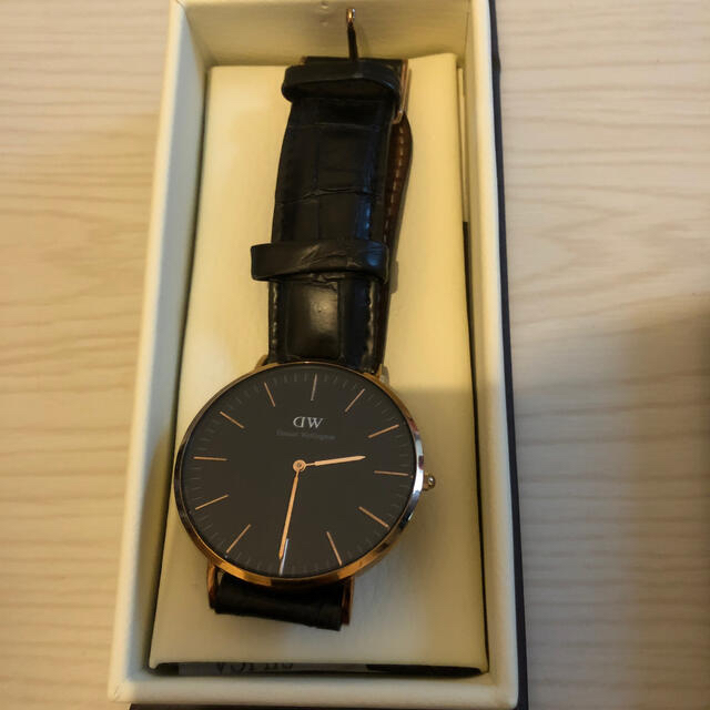 Daniel Wellington(ダニエルウェリントン)のDaniel Wellington 36mm Black 腕時計 メンズの時計(腕時計(アナログ))の商品写真