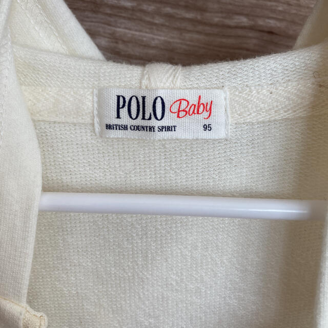 POLO RALPH LAUREN(ポロラルフローレン)のpolo baby パーカー95 キッズ/ベビー/マタニティのキッズ服女の子用(90cm~)(ジャケット/上着)の商品写真