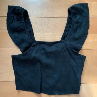 ザラ(ZARA)のZARA リブ　ベアトップ　新品(ベアトップ/チューブトップ)