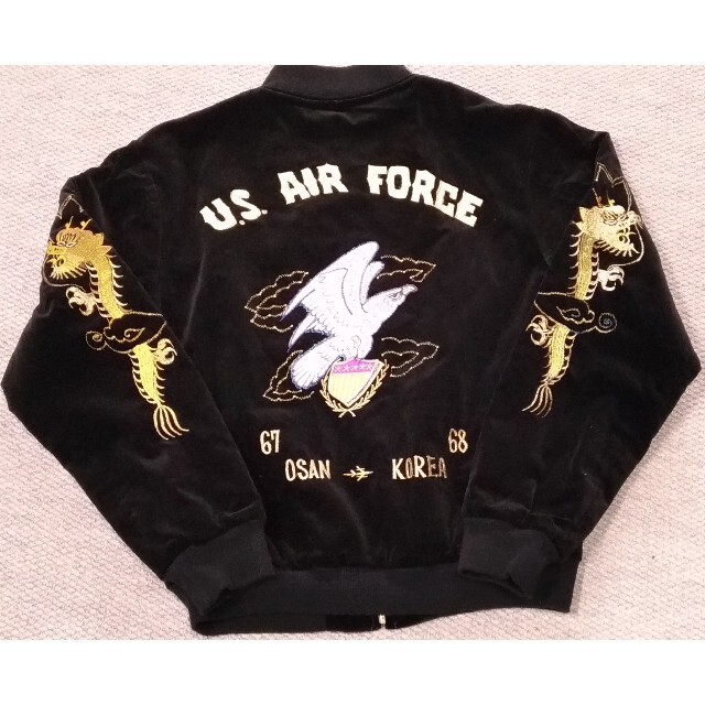 WAREHOUSE 別珍スカジャン ”U.S.AIR FORCE size38 【限定品】 8820円