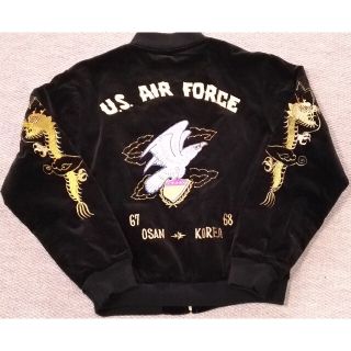 ウエアハウス(WAREHOUSE)のWAREHOUSE 別珍スカジャン ”U.S.AIR FORCE size38(スカジャン)