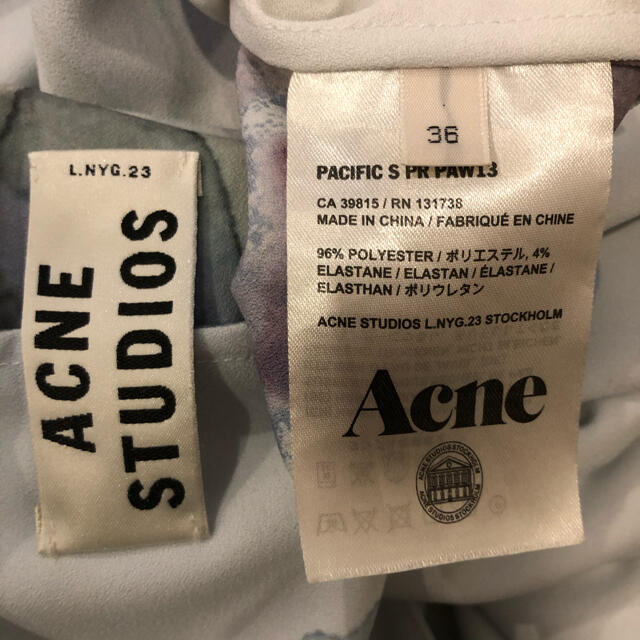 ACNE(アクネ)のacne studios ブラウス レディースのトップス(シャツ/ブラウス(半袖/袖なし))の商品写真