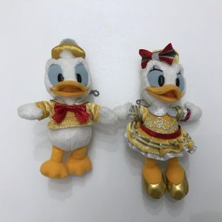 ディズニー(Disney)のディズニー ドナルド デイジー ぬいぐるみバッチ(キャラクターグッズ)