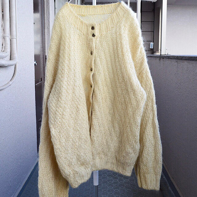 【2021春夏新作】 No.2138 cardigan design mohair “vintage” カーディガン