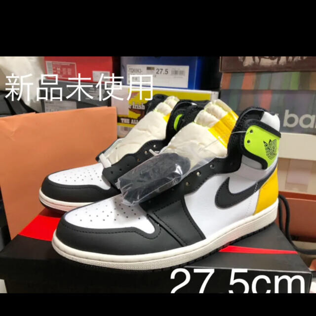 NIKE(ナイキ)のNIKE AIR JORDAN1 Volt Gold ジョーダン1 新品未使用 メンズの靴/シューズ(スニーカー)の商品写真