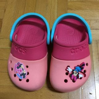 クロックス(crocs)のクロックス C6 14cm 美品(サンダル)