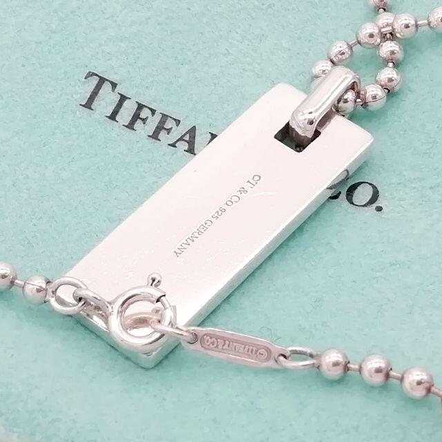 Tiffany & Co.(ティファニー)の希少 美品 ティファニー スタッズ スクエア ネックレス RR77 メンズのアクセサリー(ネックレス)の商品写真