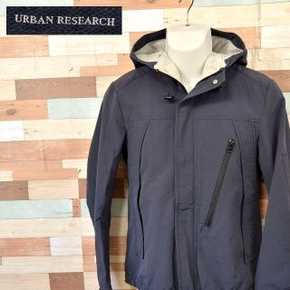 アーバンリサーチ(URBAN RESEARCH)の【URBAN RESEARCH】 美品 アーバンリサーチ ブラックジップパーカー(パーカー)