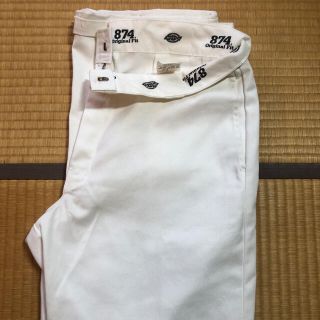 ディッキーズ(Dickies)のディッキーズ　Dickeys  874  ワークパンツ　古着　ホワイトパンツ(ワークパンツ/カーゴパンツ)