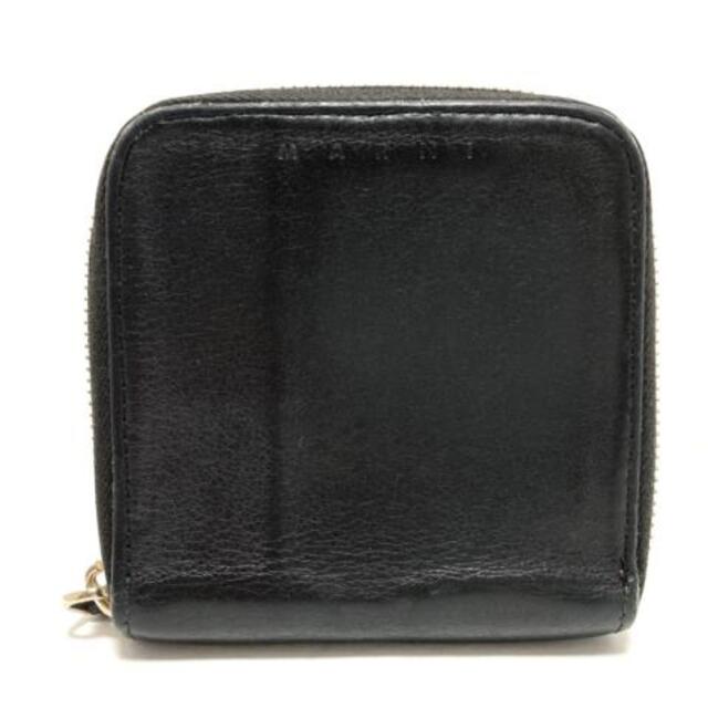 Marni(マルニ)のMARNI(マルニ) 2つ折り財布 - 黒 レザー レディースのファッション小物(財布)の商品写真