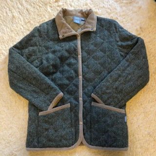 エーグル(AIGLE)のAIGLE エーグル　キルトジャケット　グリーン系(ダウンジャケット)