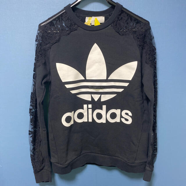 【日本産】 adidas by Stella McCartney - アディダスステラマッカートニー レーススウェット トレーナー/スウェット 【日本産】 adidas by Stella McCartney - アディダスステラマッカートニー レーススウェット トレーナー/スウェット