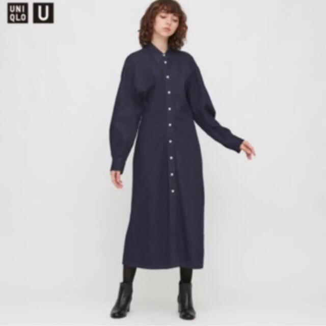 UNIQLOU  Lサイズ  デニムロングワンピース