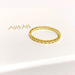 アーカー(AHKAH)のAHKAH アンハートエタニティ リング 11号(リング(指輪))